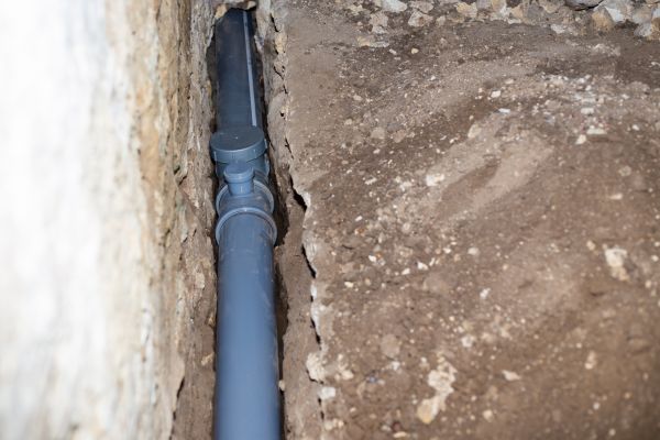 Drain Line Installation in Matthews