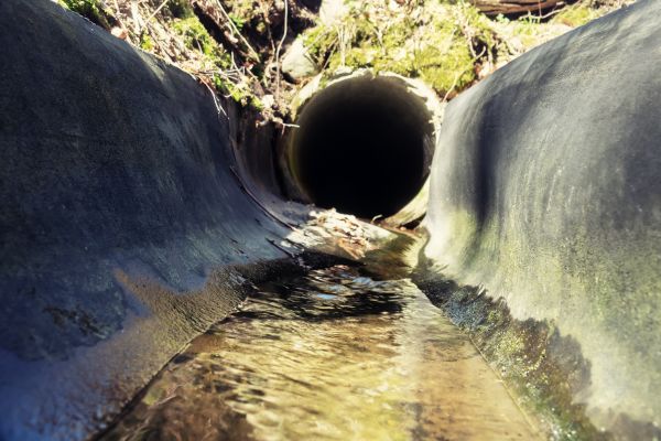 Drainage Swale Installation in Matthews