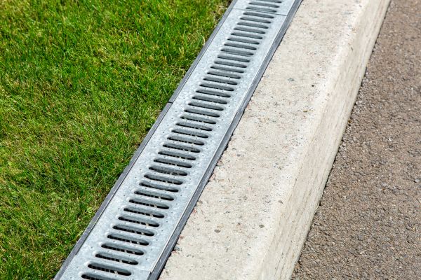 Courtyard Drain Installation in Matthews