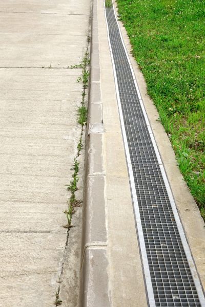 Concrete Drain Installation in Matthews