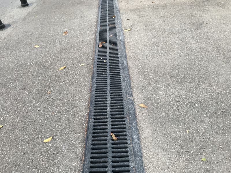 Surface Drain in Driveway